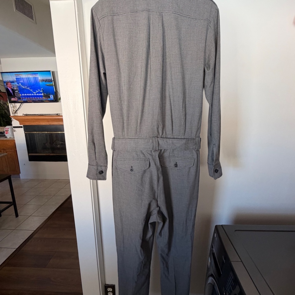 Zara gray patterned jumpsuit - image 2